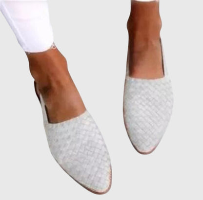 Woven Slingback Flats with Adjustable Strap for Summer - photo 6