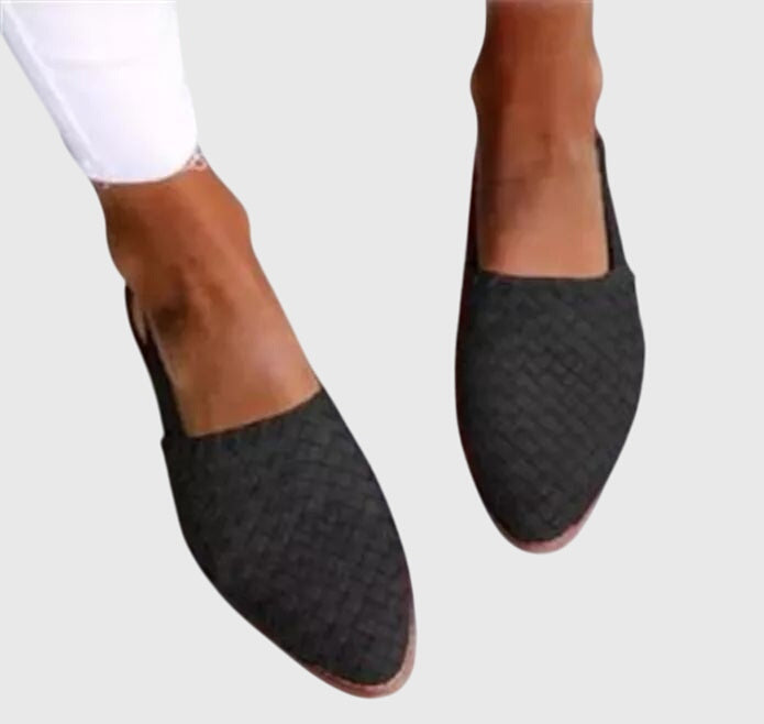 Woven Slingback Flats with Adjustable Strap for Summer - photo 7