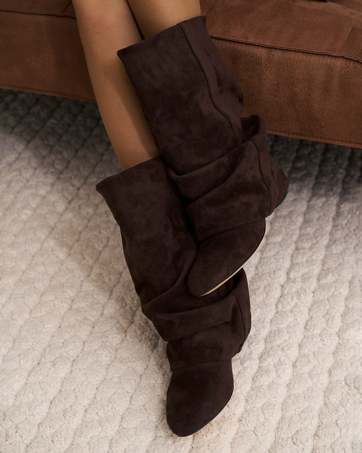 Yvette Slouchy Knee-High Boots