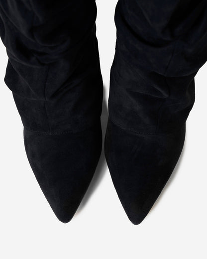 Zinnia Fold-Over Knee-High Boots