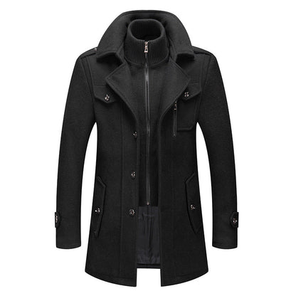 Double-Layer Insulated Coat for Cold Weather Warmth - Photo 2