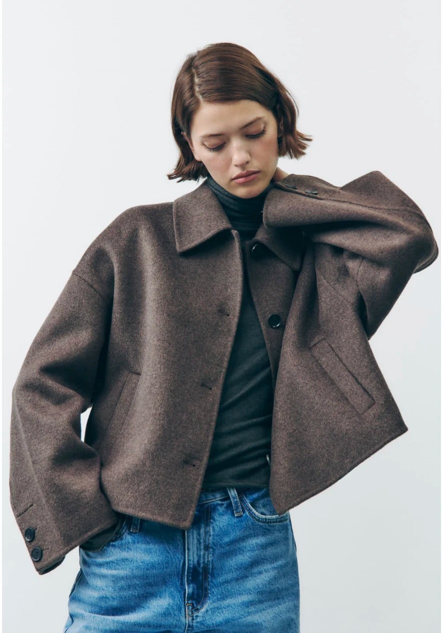 Oversized Thick Winter Coat for a Relaxed Cozy Fit - Photo 1