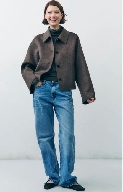 Oversized Thick Winter Coat for a Relaxed Cozy Fit - Photo 2