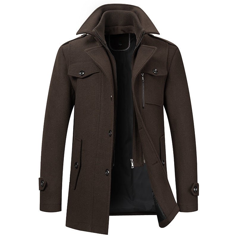 Structured Mid-Length Winter Coat for Everyday Wear - Photo 8