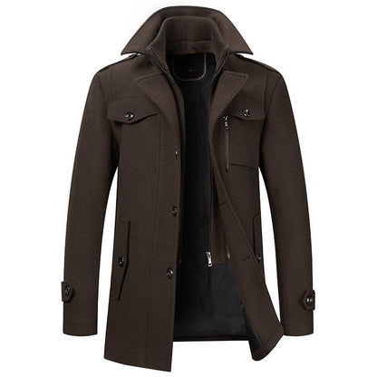 Structured Mid-Length Winter Coat for Everyday Wear - Photo 8