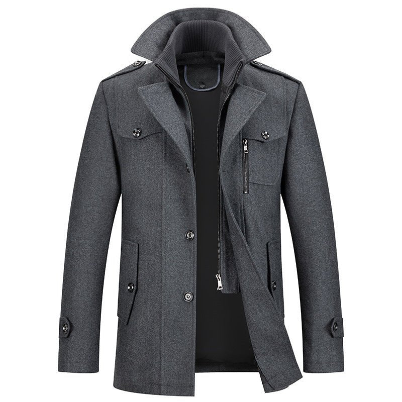Structured Mid-Length Winter Coat for Everyday Wear - Photo 6