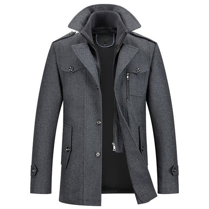 Structured Mid-Length Winter Coat for Everyday Wear - Photo 6