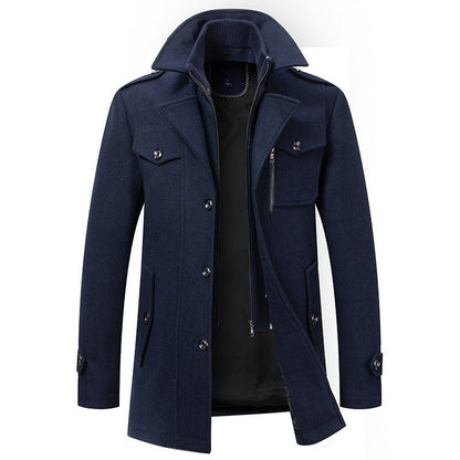 Structured Mid-Length Winter Coat for Everyday Wear - Photo 10