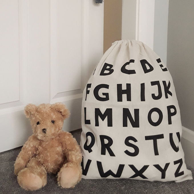 Cute Alphabet Storage Laundry Bag
