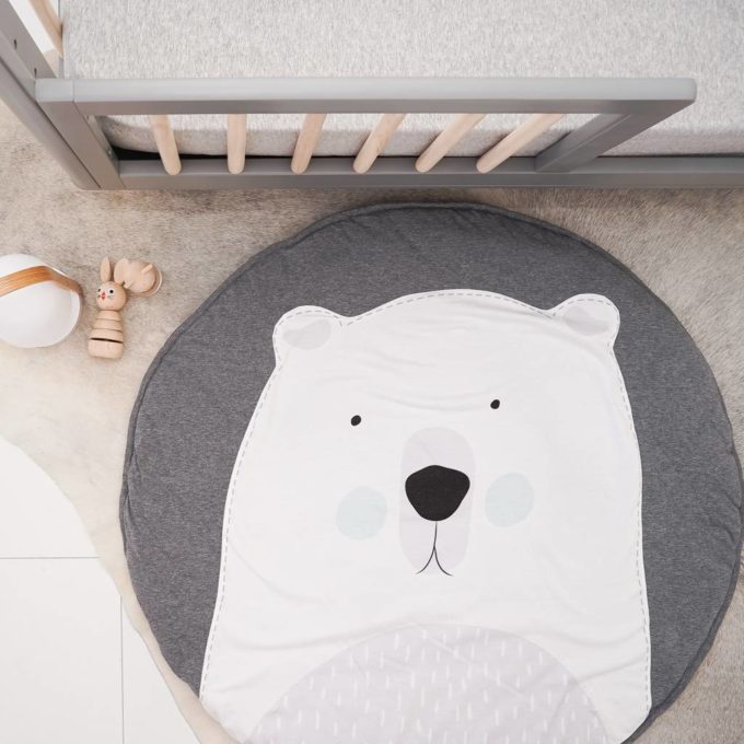 Polar Bear Playmat for Tummy time