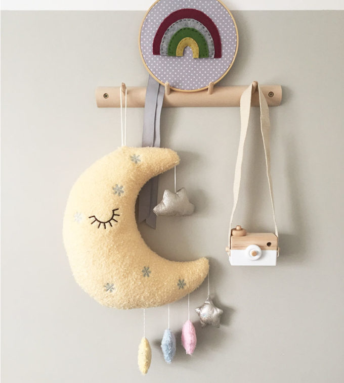 Soft Moon Toy Wall Hanging