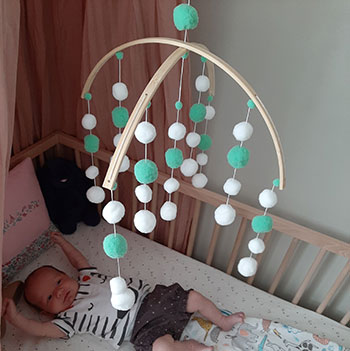 wooden baby mobile uk